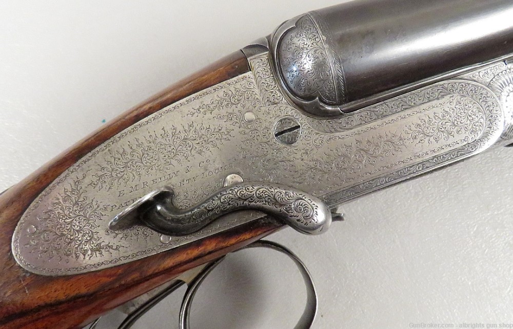 E M REILLY LONDON MATCHED PAIR Side By Side Shotgun 12 Gauge Cased NICE C&R-img-30