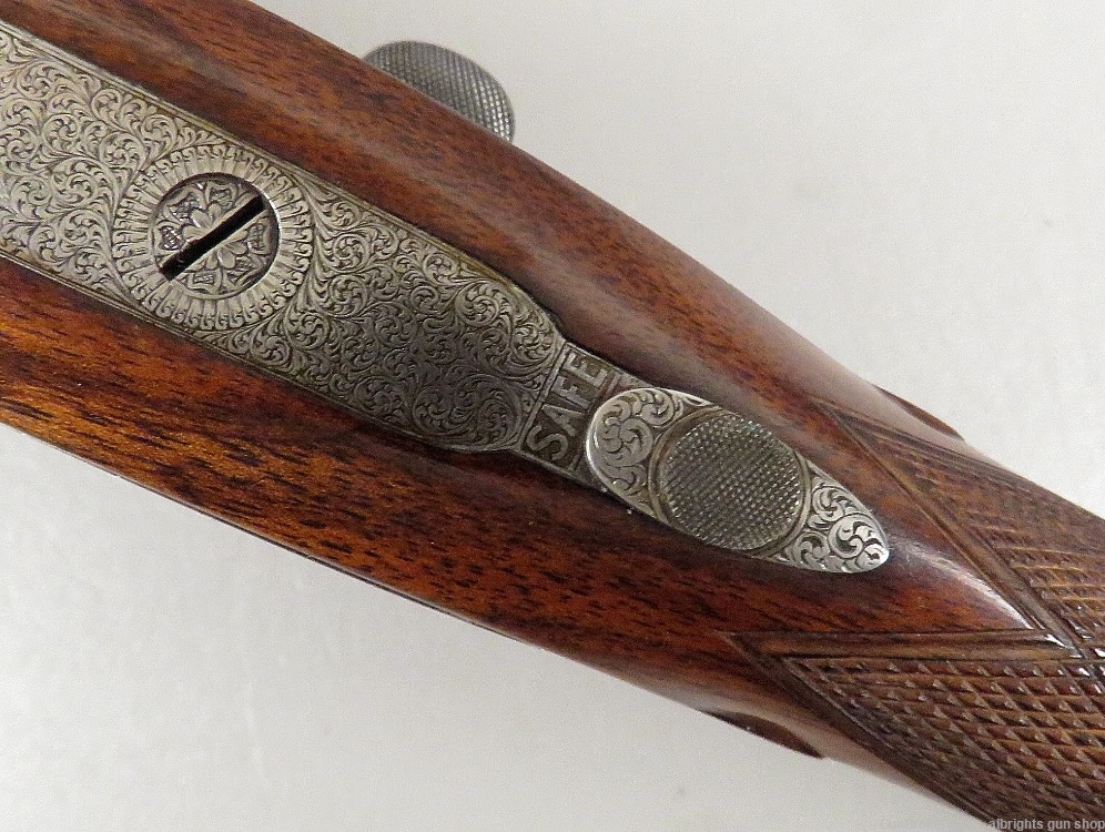 E M REILLY LONDON MATCHED PAIR Side By Side Shotgun 12 Gauge Cased NICE C&R-img-144
