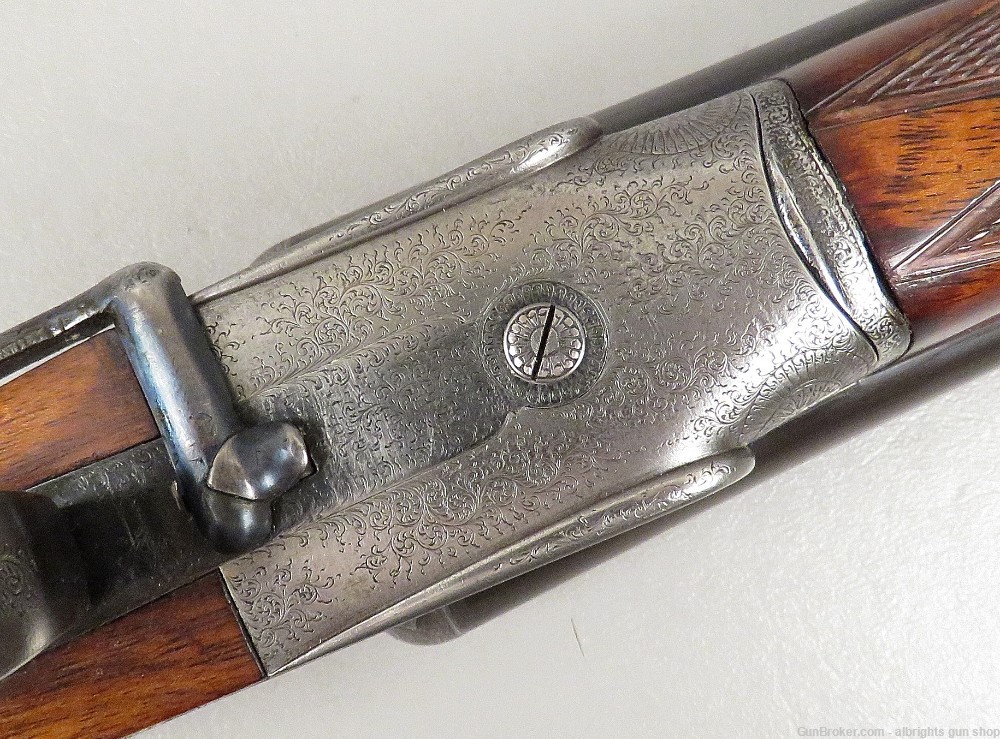 E M REILLY LONDON MATCHED PAIR Side By Side Shotgun 12 Gauge Cased NICE C&R-img-160