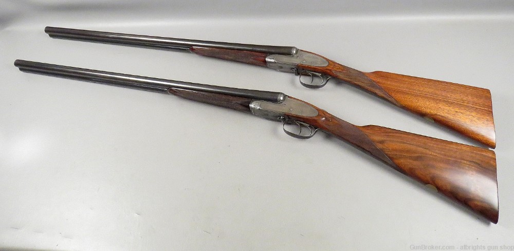 E M REILLY LONDON MATCHED PAIR Side By Side Shotgun 12 Gauge Cased NICE C&R-img-7