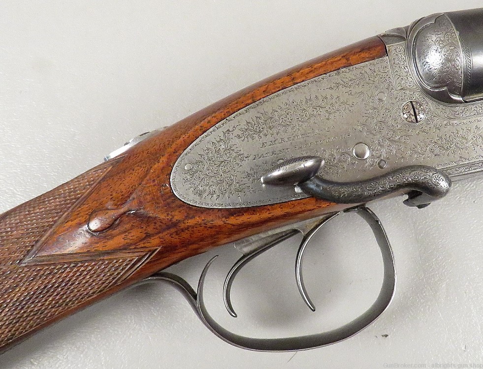 E M REILLY LONDON MATCHED PAIR Side By Side Shotgun 12 Gauge Cased NICE C&R-img-106