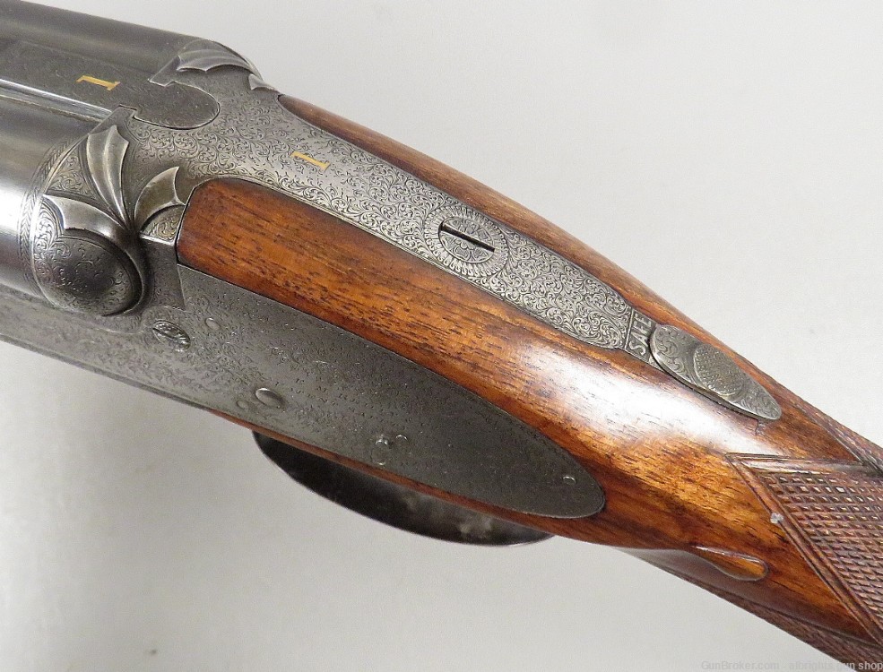 E M REILLY LONDON MATCHED PAIR Side By Side Shotgun 12 Gauge Cased NICE C&R-img-27
