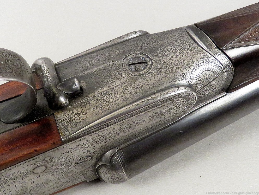 E M REILLY LONDON MATCHED PAIR Side By Side Shotgun 12 Gauge Cased NICE C&R-img-76
