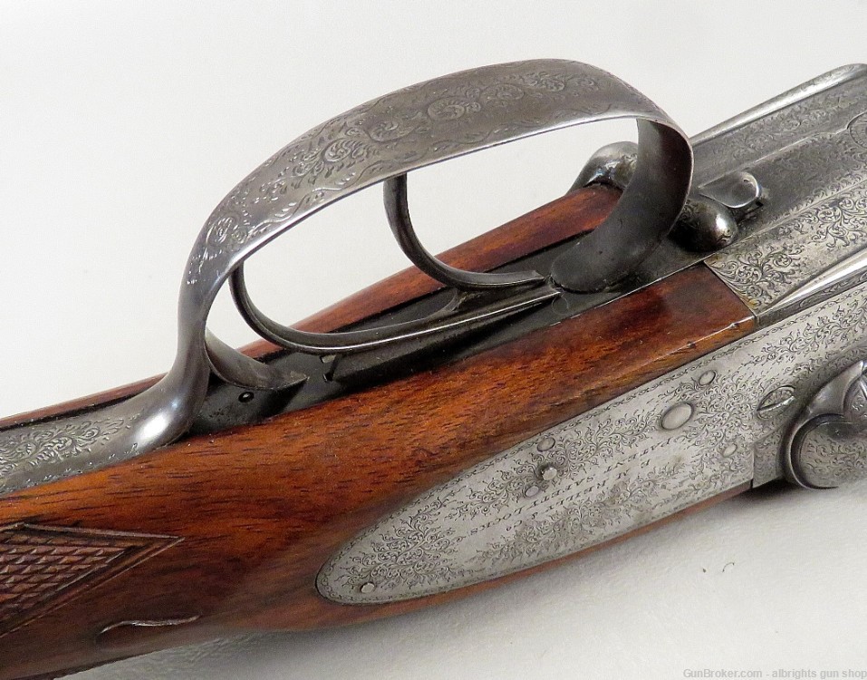 E M REILLY LONDON MATCHED PAIR Side By Side Shotgun 12 Gauge Cased NICE C&R-img-75