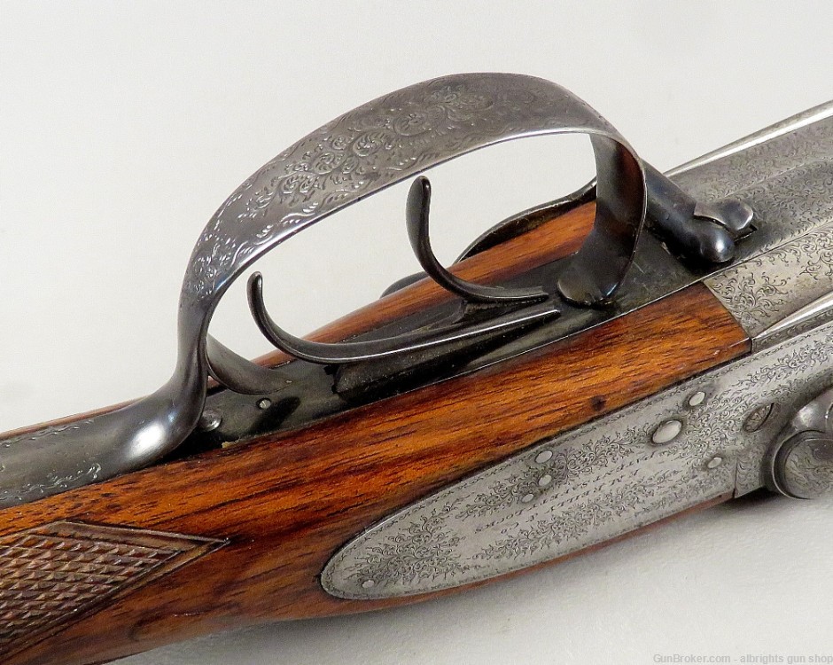 E M REILLY LONDON MATCHED PAIR Side By Side Shotgun 12 Gauge Cased NICE C&R-img-163