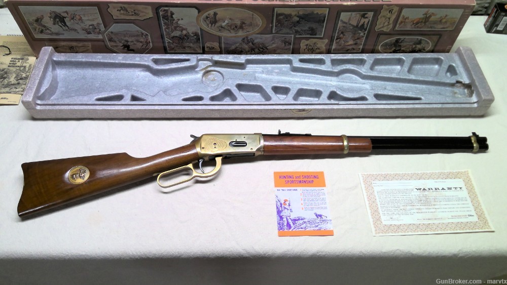Winchester COWBOY Commemorative 94 30-30 win Carbine ( NOS 1970 ) Unfired) -img-11