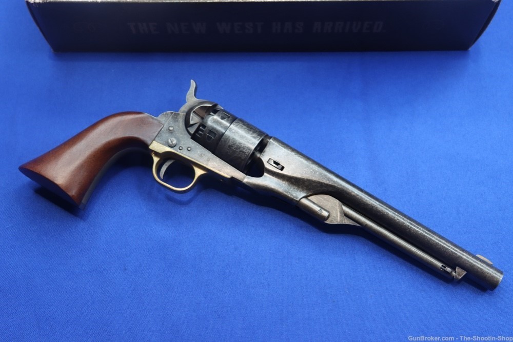 Colt Model 1860 Revolver 44 Cal ANTIQUE FINISH Pietta Italy Mfg Blackpowder-img-7