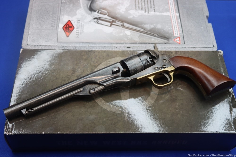 Colt Model 1860 Revolver 44 Cal ANTIQUE FINISH Pietta Italy Mfg Blackpowder-img-29