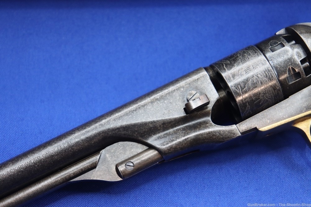 Colt Model 1860 Revolver 44 Cal ANTIQUE FINISH Pietta Italy Mfg Blackpowder-img-3