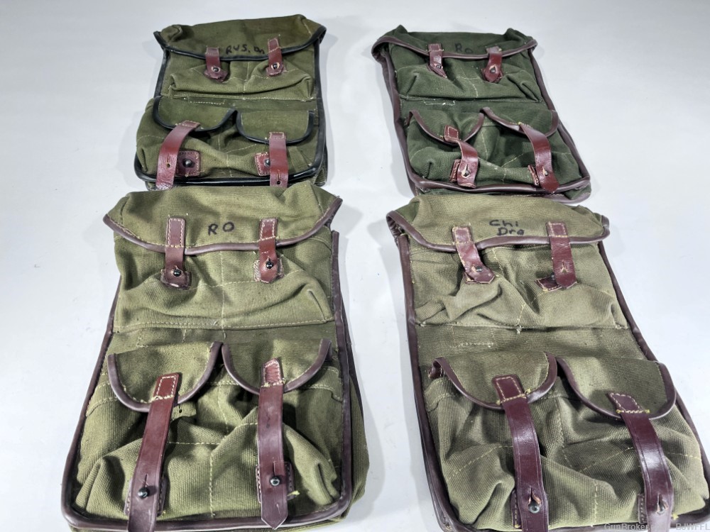 FOUR E German AK FOUR Romanian Mag Pouches Scope Covers Slings NO RESERVE-img-5
