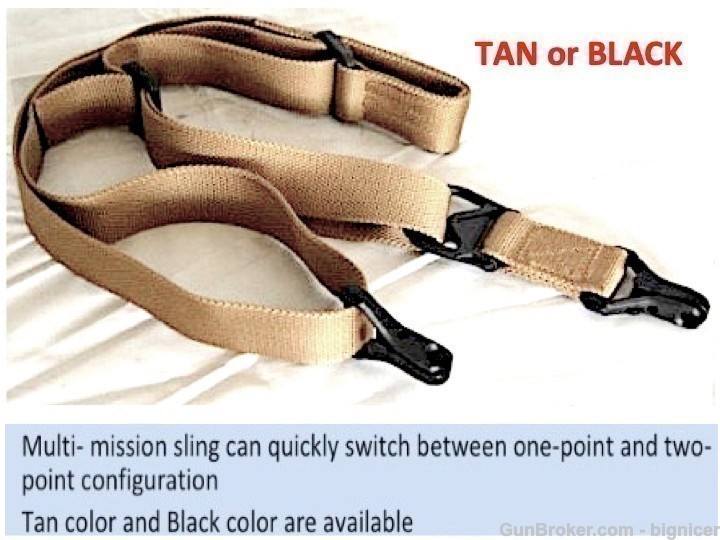 Multi-misson Sling, Tan or Black-img-1
