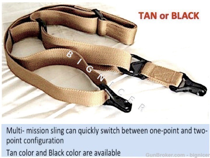 Multi-misson Sling, Tan or Black-img-0
