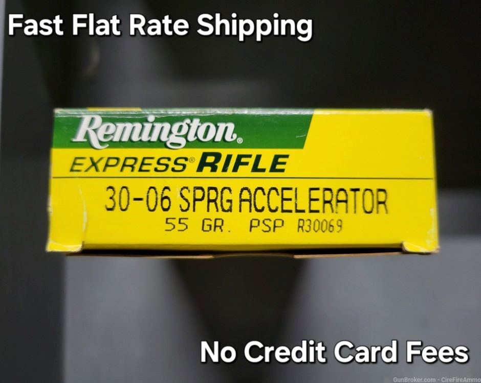 Remington 30-06 springfield accelerator 55 gr. 20 rounds No C.C. fees-img-0