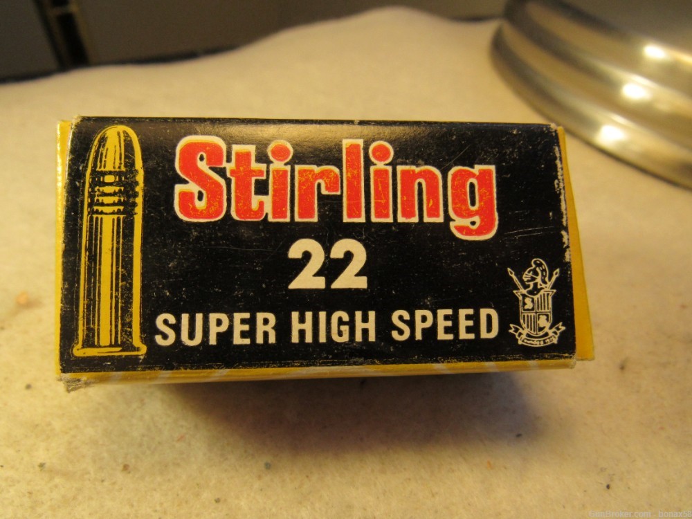 STIRLING 22 SUPER HIGH SPEED FULL BOX MIXED HEADSTAMPS NR-img-0