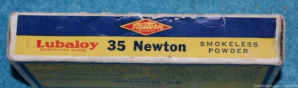 Vintage Full Box of Western Bulls Eye 35 Newton w/ 250 gr Open Point-img-5