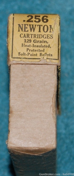 Vintage Full Two Piece Box of 256 Newton NA Co w/ 129 gr Soft Point-img-2