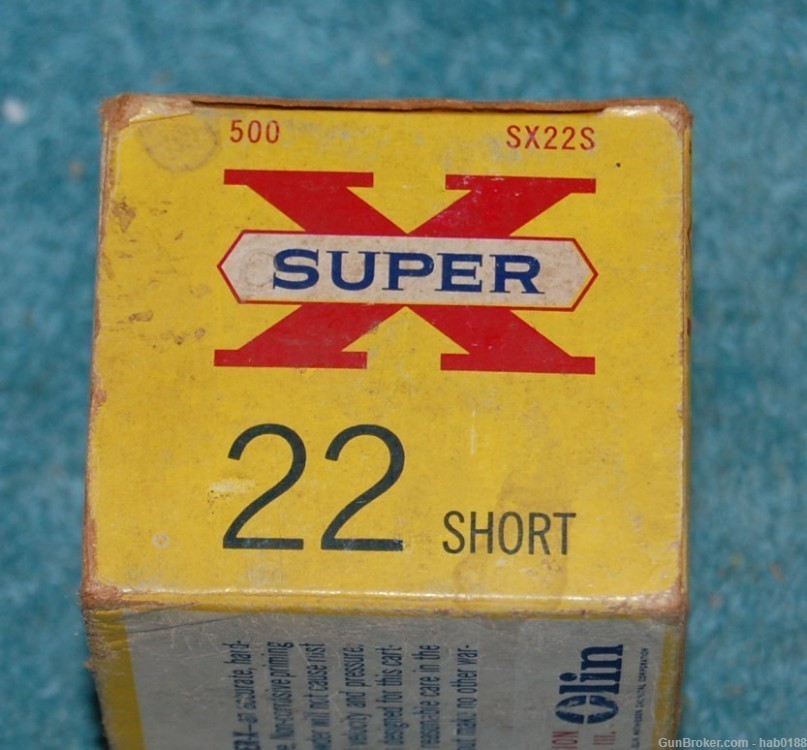 Vintage Full Box Brick of Western Super X 22 Short-img-2