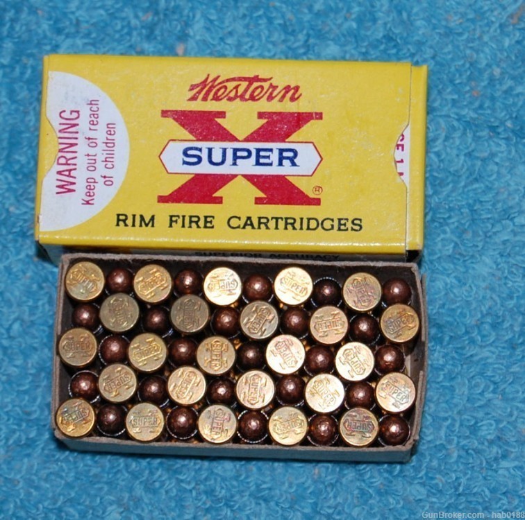 Vintage Full Box Brick of Western Super X 22 Short-img-7