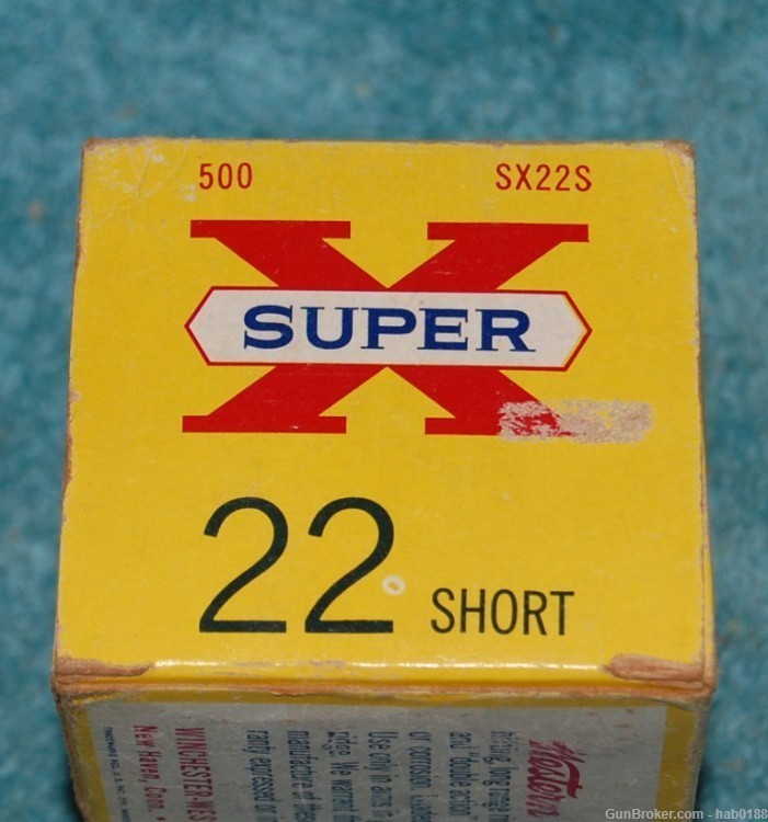 Vintage Full Box Brick of Western Super X 22 Short-img-5