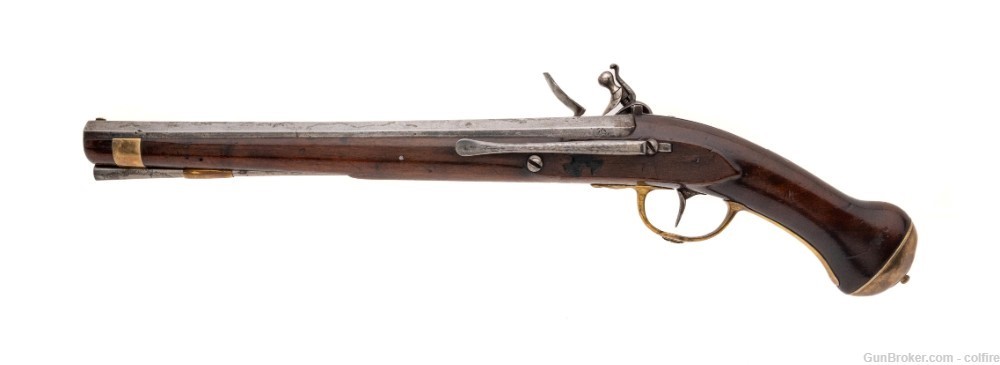 18th Century Dutch-Germanic style flintlock pistol .57 caliber (AH6129)-img-1