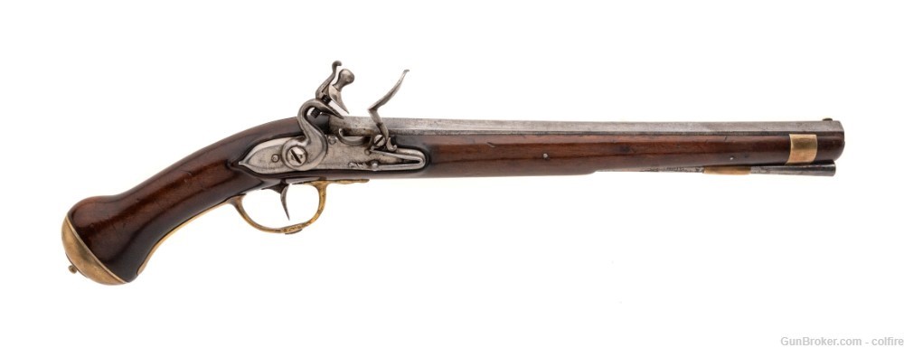 18th Century Dutch-Germanic style flintlock pistol .57 caliber (AH6129)-img-0