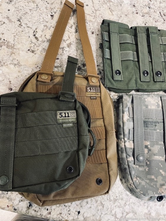 AR 15 Magazine Pouches and others, Molle, Eagle Industries, US Army-img-1