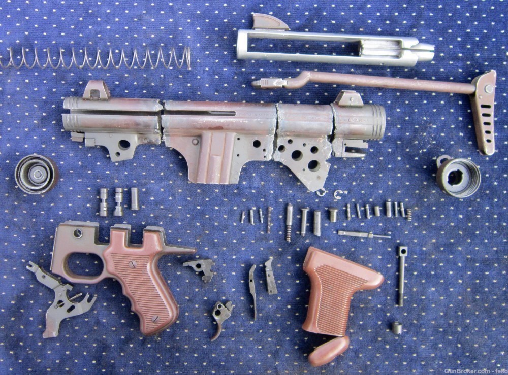 Beretta PM12 Iconic Italian smg parts kit w/Mag; very clean weldable cuts!-img-1