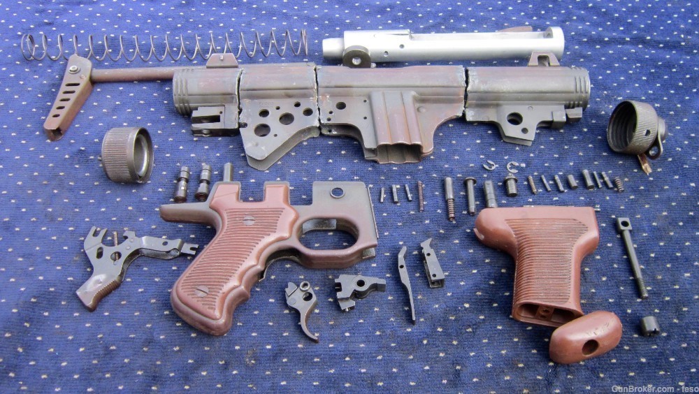 Beretta PM12 Iconic Italian smg parts kit w/Mag; very clean weldable cuts!-img-12