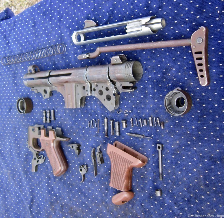 Beretta PM12 Iconic Italian smg parts kit w/Mag; very clean weldable cuts!-img-10