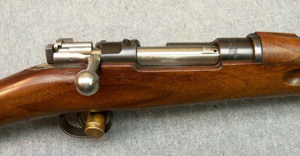 SWEDISH M96 MAUSER RIFLE NO THREADED  CARL GUSTAPS 1917 WWI good CONDITION-img-0