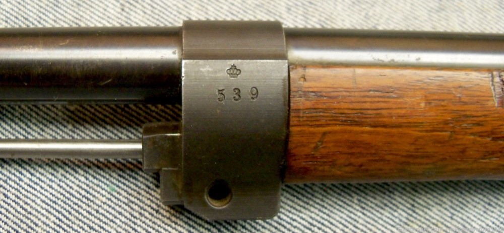SWEDISH M96 MAUSER RIFLE NO THREADED  CARL GUSTAPS 1917 WWI good CONDITION-img-7