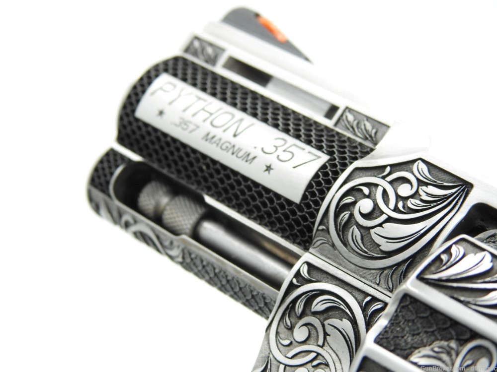 NEW RELEASE! Collectible Stunning Custom Engraved Colt Python 2.5" 357 MAG-img-33