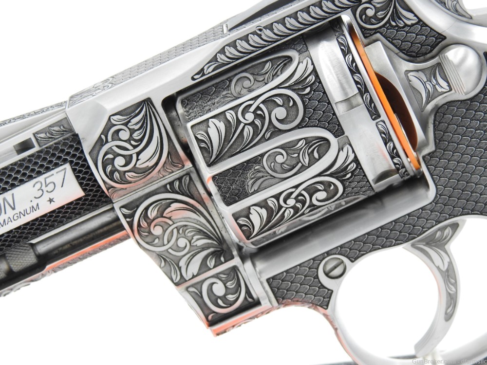 NEW RELEASE! Collectible Stunning Custom Engraved Colt Python 2.5" 357 MAG-img-5