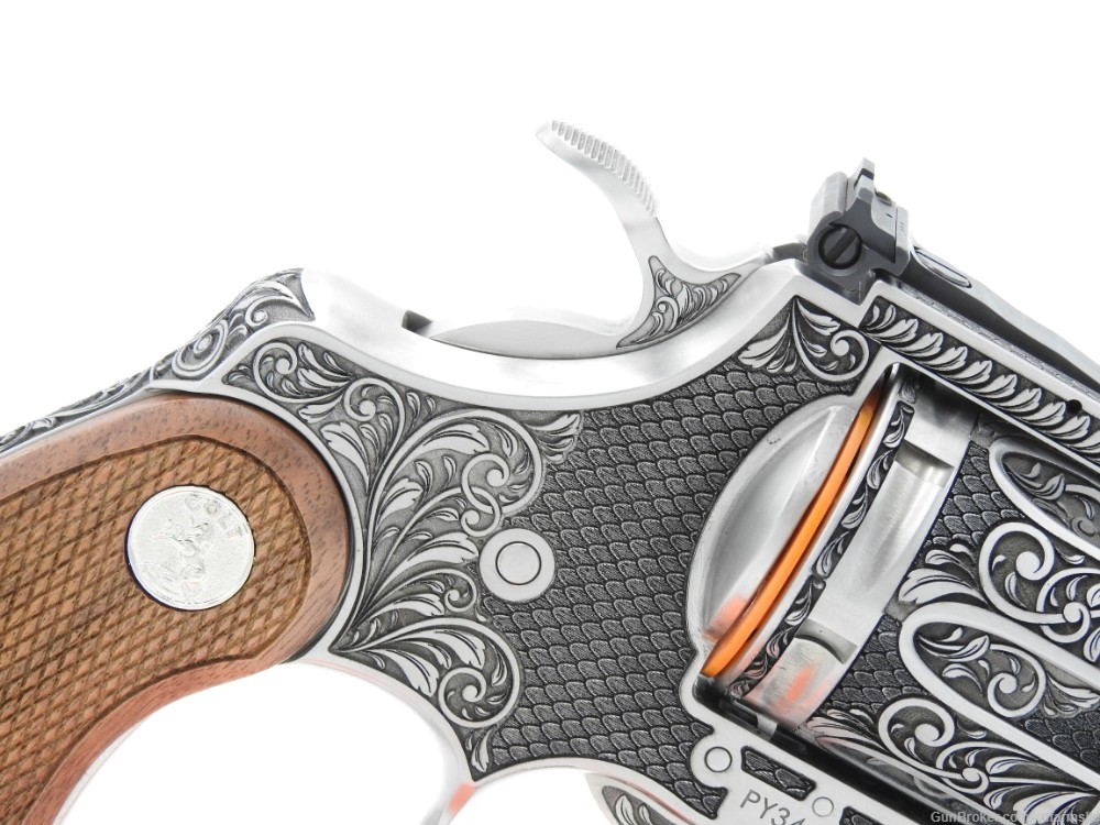 NEW RELEASE! Collectible Stunning Custom Engraved Colt Python 2.5" 357 MAG-img-17