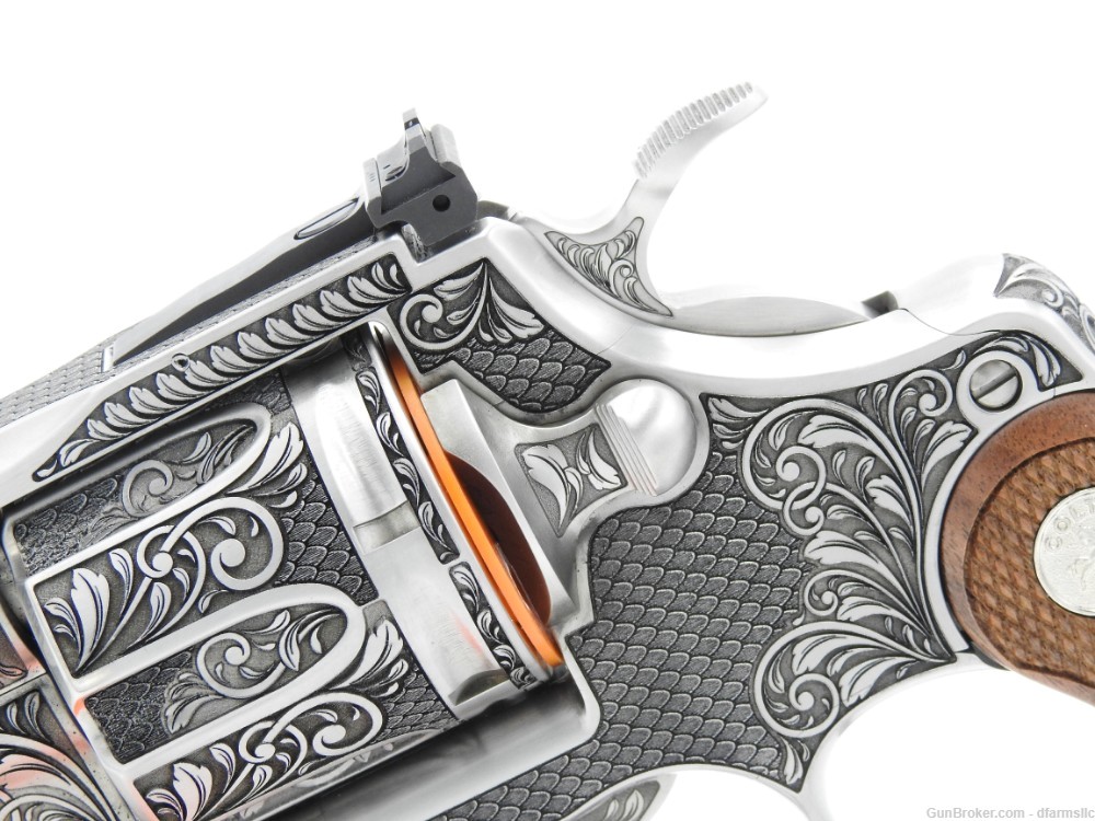 NEW RELEASE! Collectible Stunning Custom Engraved Colt Python 2.5" 357 MAG-img-6