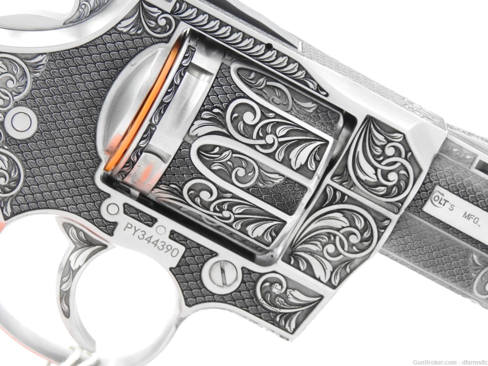 NEW RELEASE! Collectible Stunning Custom Engraved Colt Python 2.5" 357 MAG-img-16