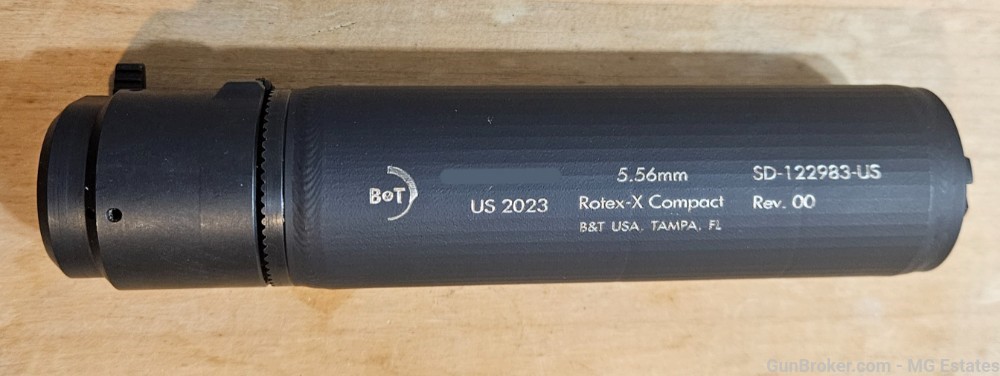 B&T Rotex-X Compact 5.56mm Suppressor SD-122983-US-img-0