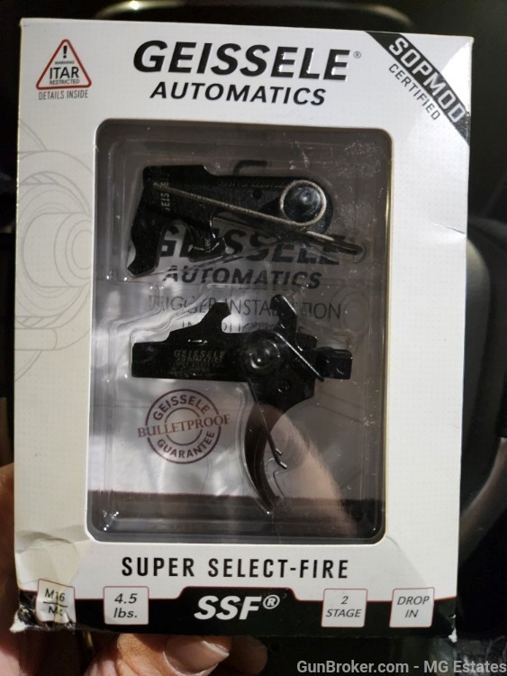 Geissele SSF Super Select-Fire Full Auto M16 / M4 Trigger-img-0