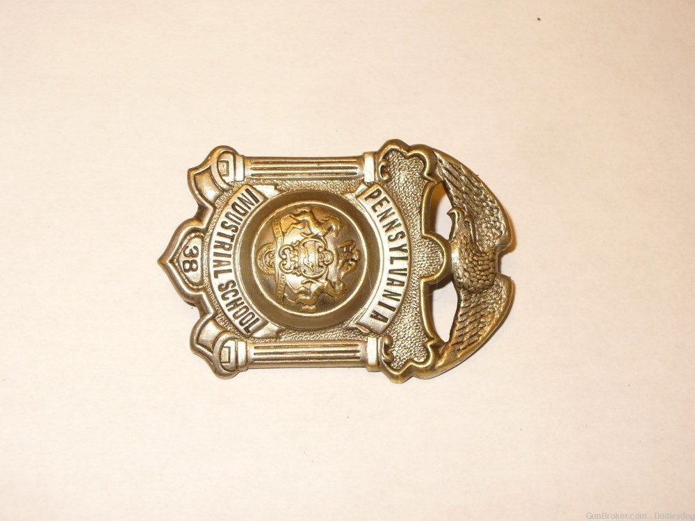 Pennsylvania Industrial School Badge 38 Guard Police Obsolete-img-3