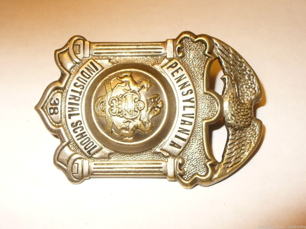 Pennsylvania Industrial School Badge 38 Guard Police Obsolete-img-4