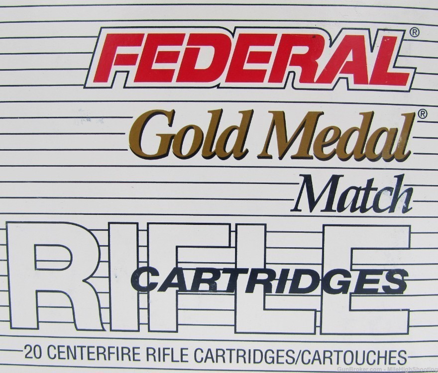 500x Federal Gold Medal Match 168 Gr. 308 Win Sierra Matchking BTHP GM308M-img-3