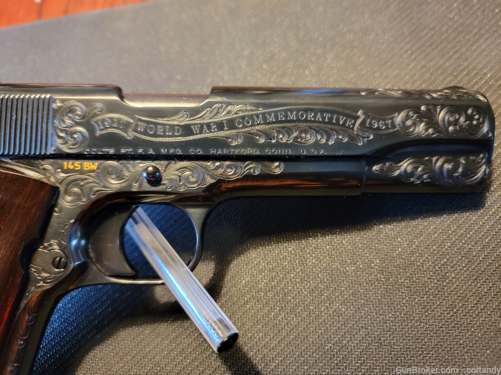 Colt 1968 WW1 Belleau Wood Deluxe Engraved  1911 1 of 75  Commemorative-img-1