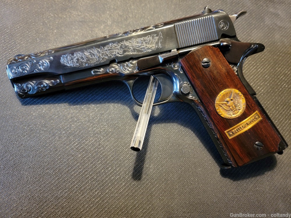 Colt 1968 WW1 Belleau Wood Deluxe Engraved  1911 1 of 75  Commemorative-img-7