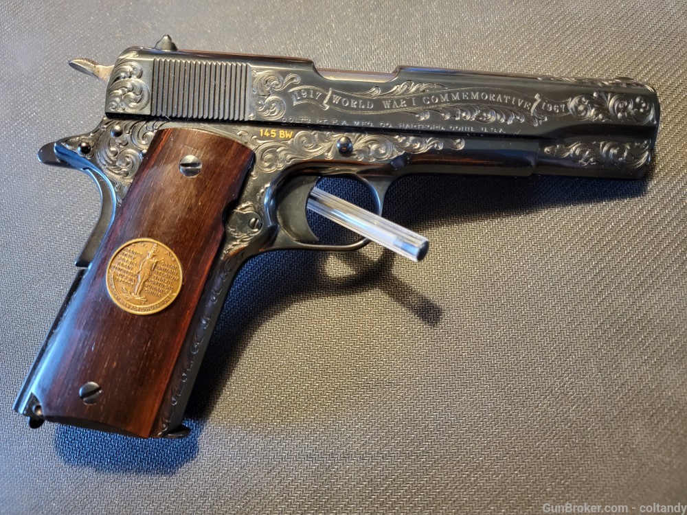Colt 1968 WW1 Belleau Wood Deluxe Engraved  1911 1 of 75  Commemorative-img-0