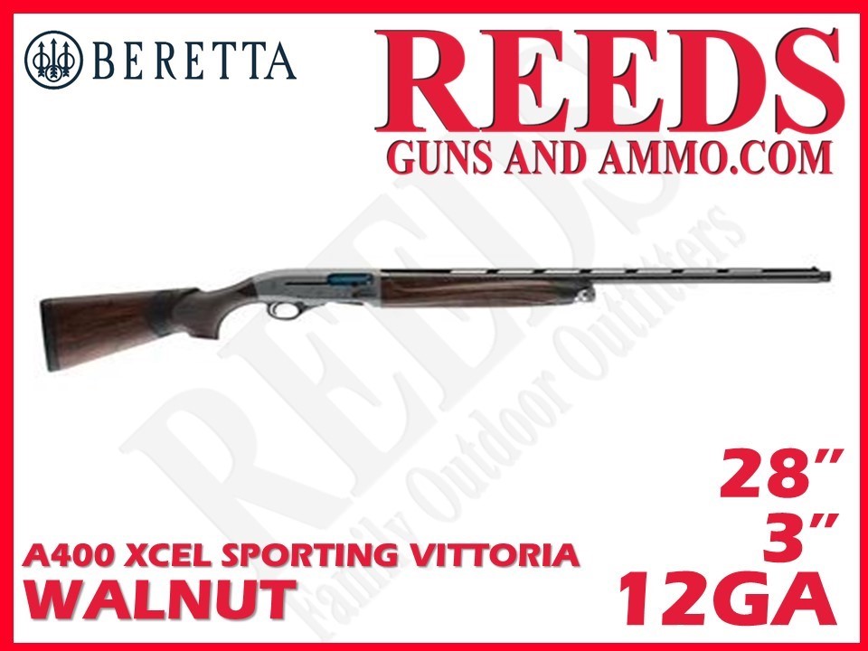 Beretta A400 Xcel Sporting Vittoria Walnut 12 Ga 3in 28in J42CJ18V-img-0