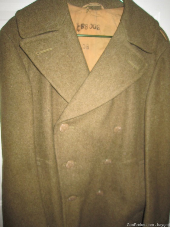 WW2 Original U.S. Army Wool Overcoat - Nice Condition-img-0