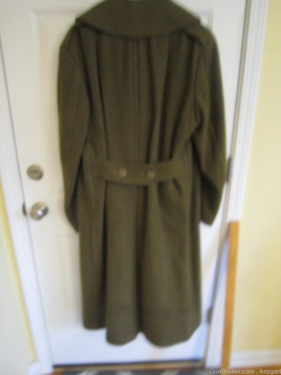 WW2 Original U.S. Army Wool Overcoat - Nice Condition-img-7