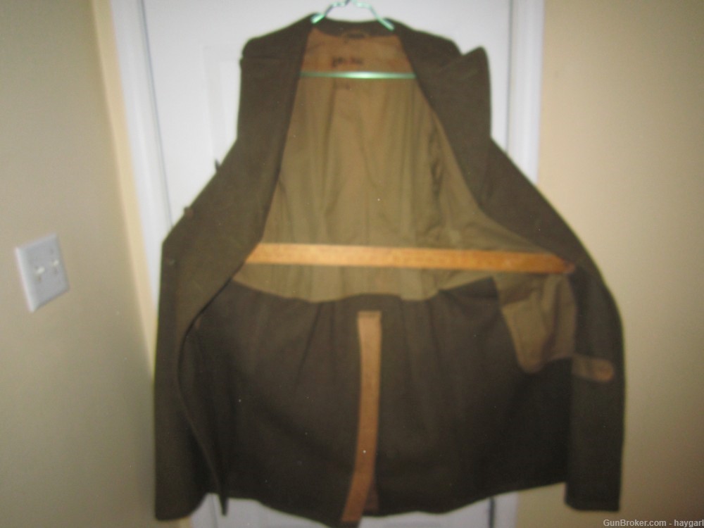 WW2 Original U.S. Army Wool Overcoat - Nice Condition-img-4