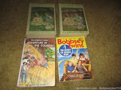  4 Bobbsey Twins Books   -  used-img-0