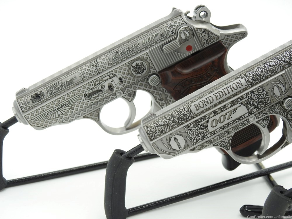 CONSECUTIVE SET! Custom Engraved Walther PPK/S .380 ACP 007 James Bond! -img-7
